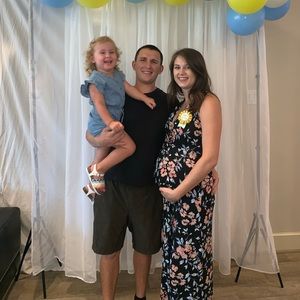 Maternity maxi dress